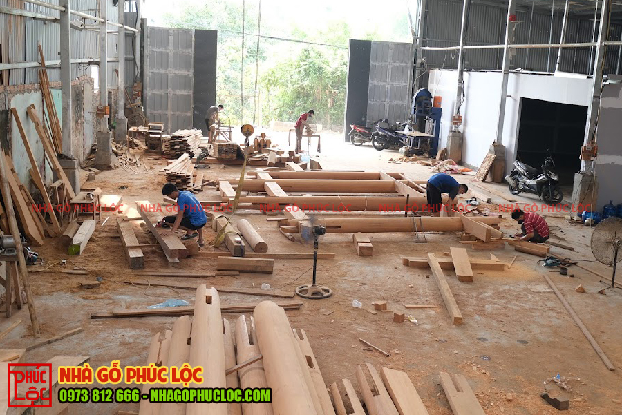 Hệ thống xưởng nhà gỗ Phúc Lộc