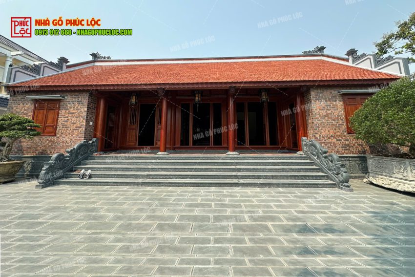 Mẫu nhà 3 gian 2 chái miền Bắc truyền thống