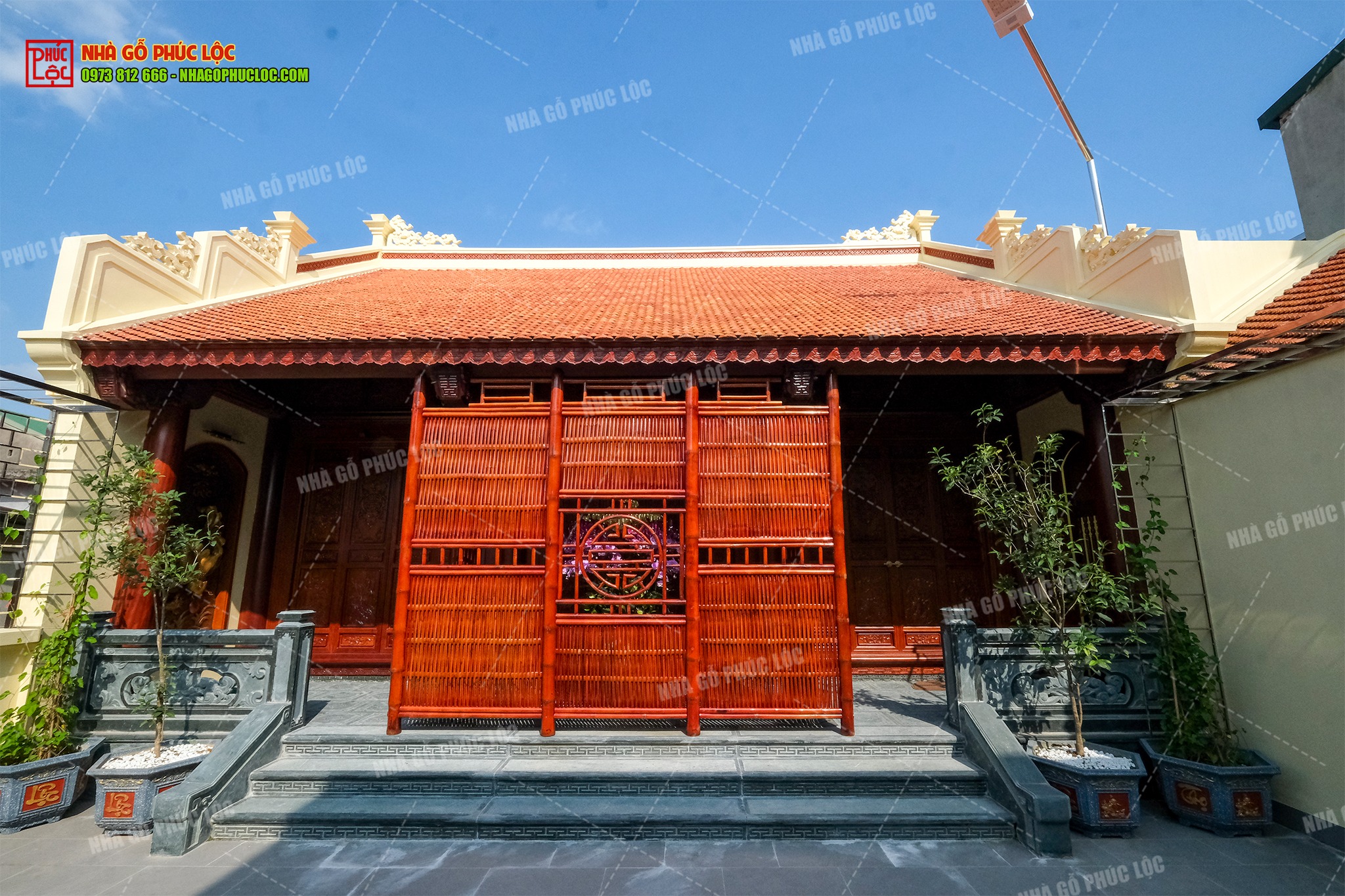 Hoa văn chữ Thọ trong nhà gỗ cổ truyền