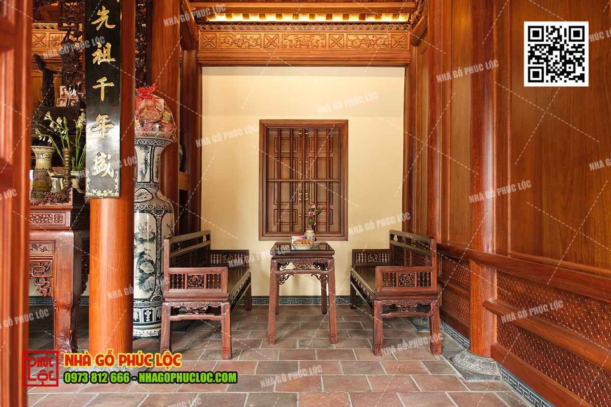 Mẫu nhà từ gỗ lim được khách hàng ưa chuộng