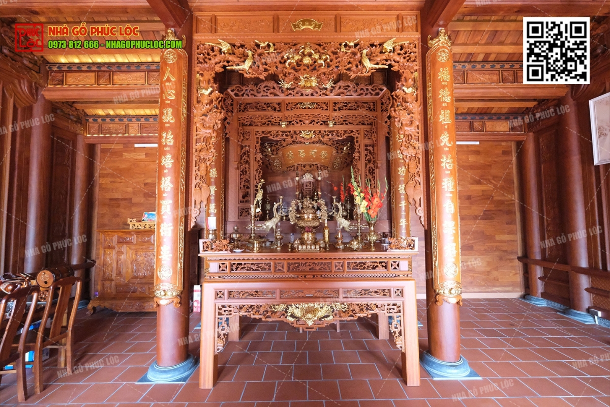 Cách trang trí bàn thờ gia tiên chuẩn truyền thống